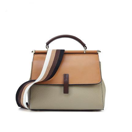 Female Fashion Color Contrast Shoulder Bag