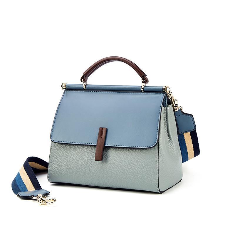 Female Fashion Color Contrast Shoulder Bag