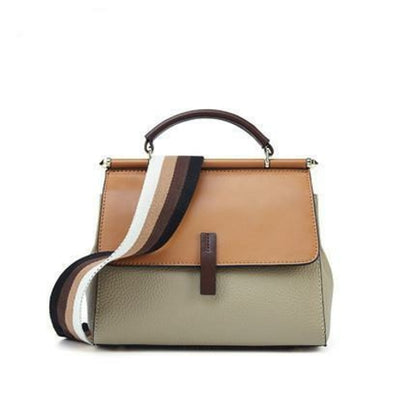 Female Fashion Color Contrast Shoulder Bag