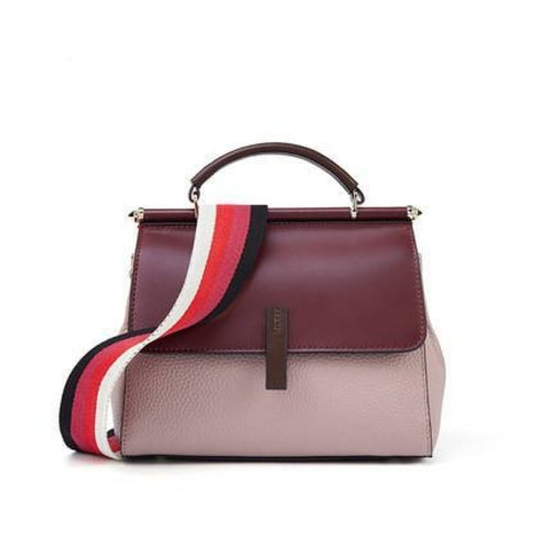 Female Fashion Color Contrast Shoulder Bag
